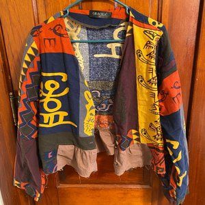 Boho Cropped Cardigan